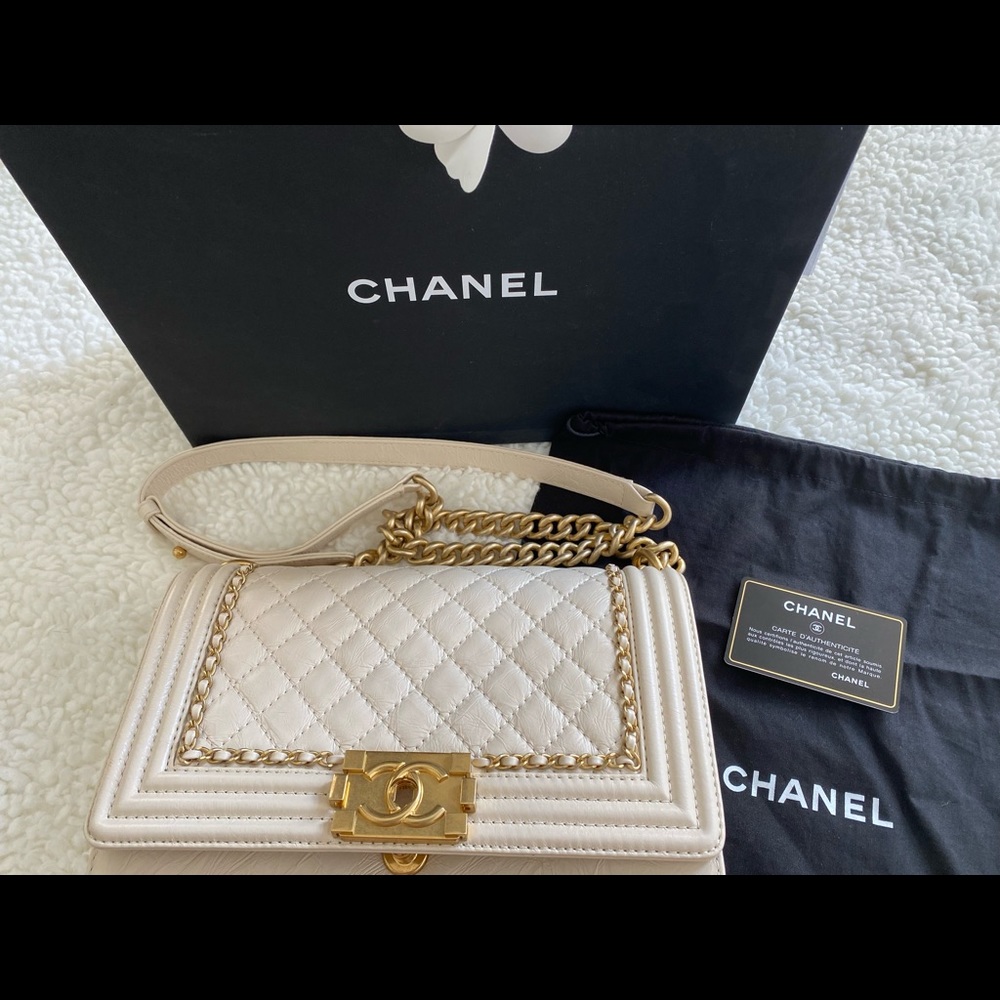 Chanel Boy Le Jacket Old Medium Shoulder Bag